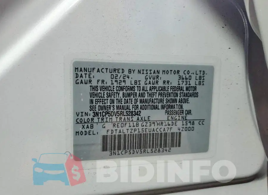 3N1CP5DV5RL528342 Photo# 13