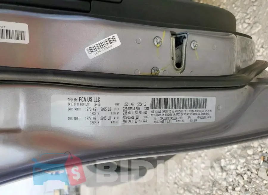 1C4PJLDB2KD419360 Photo# 13
