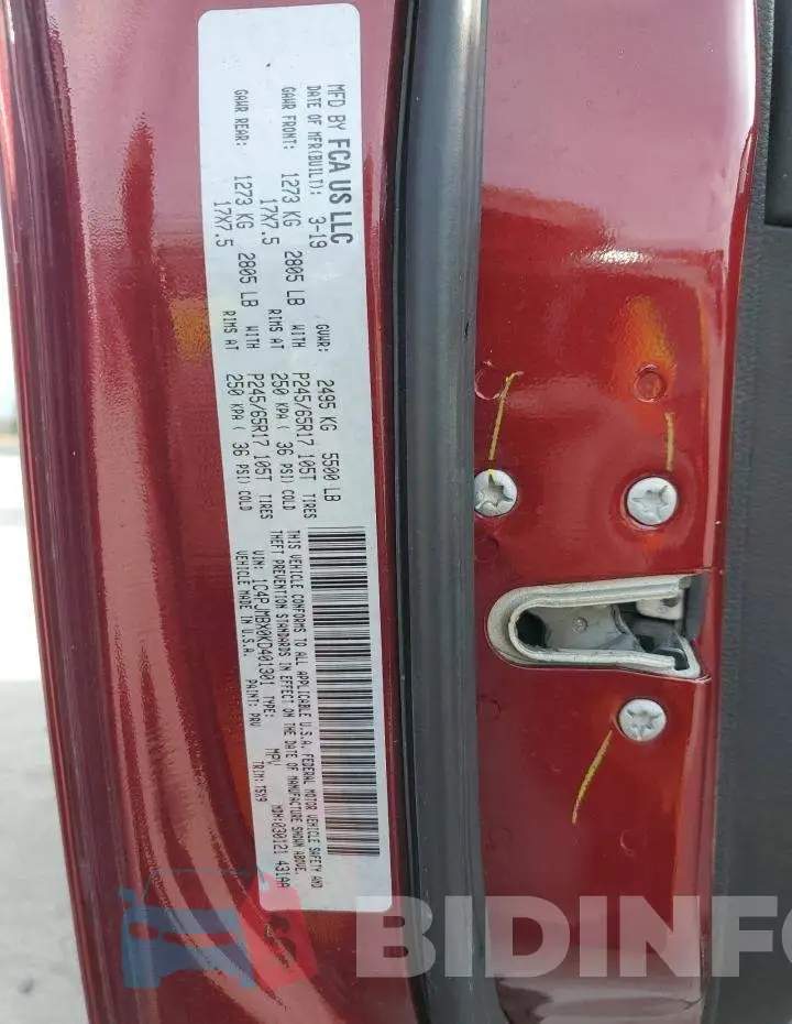 1C4PJMBX0KD401301 Photo# 14