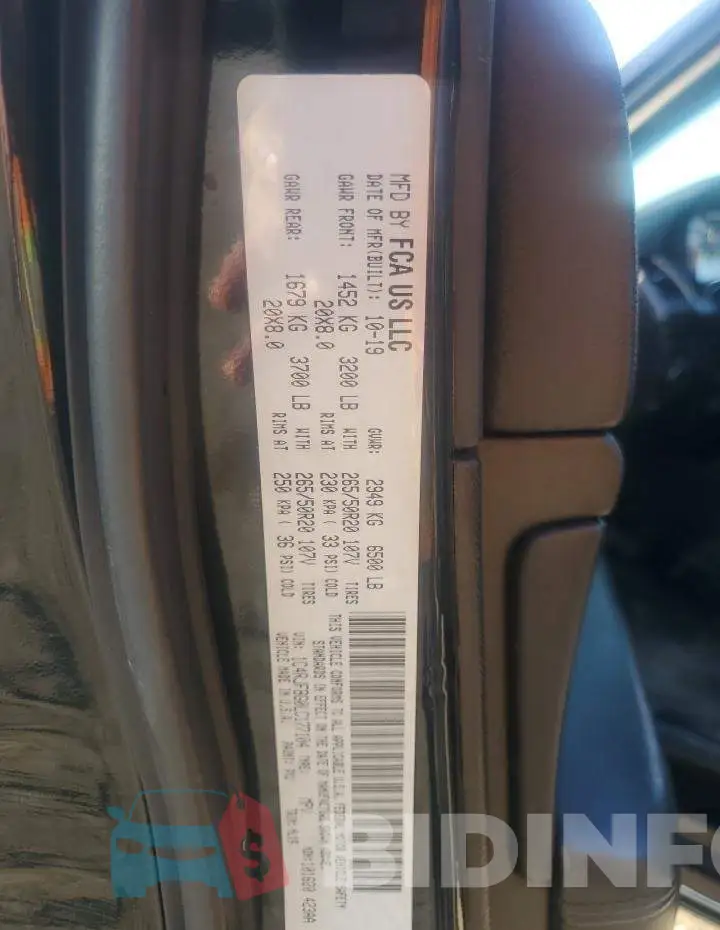 1C4RJFBG0LC177104 Photo# 13