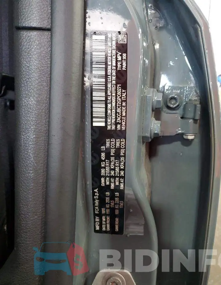 ZACCJBCT2GPC60271 Photo# 13