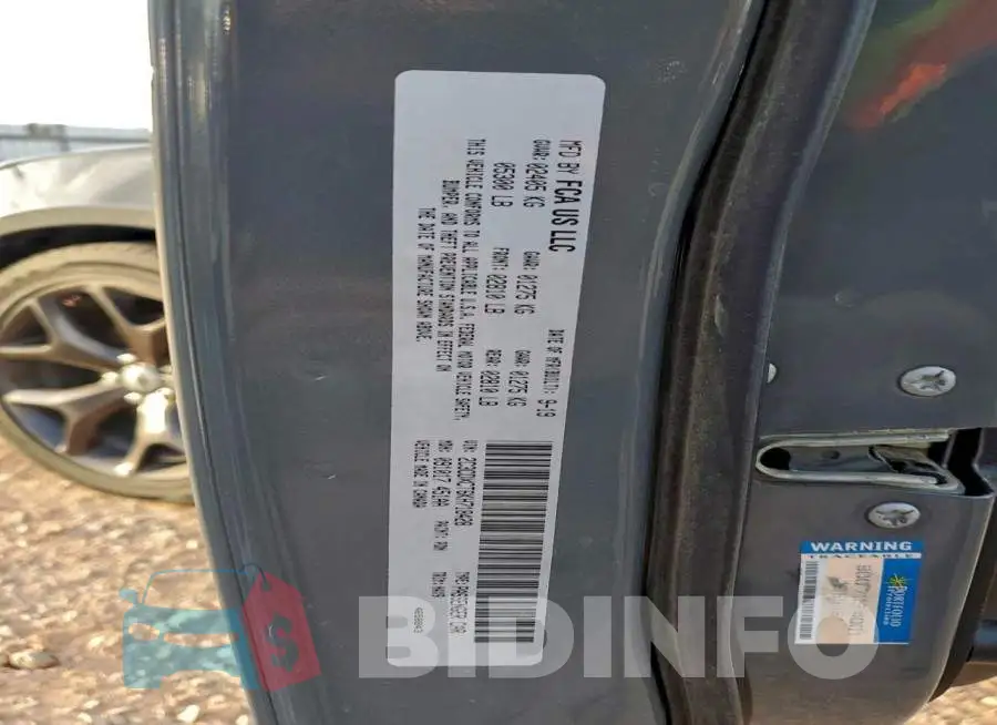 2C3CDXCT6KH718428 Photo# 13