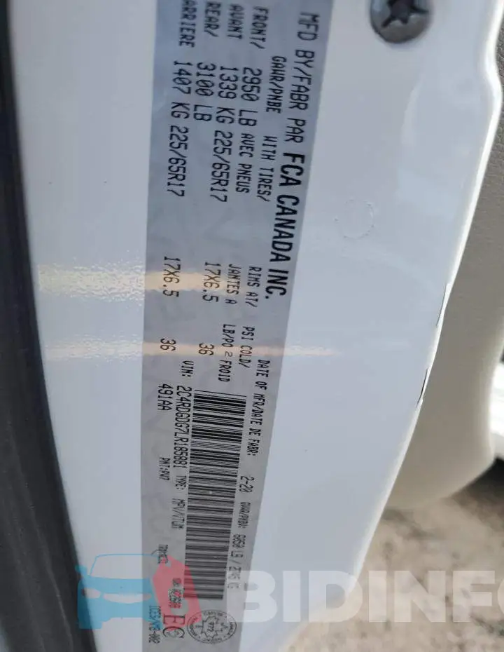 2C4RDGDG7LR185881 Photo# 13