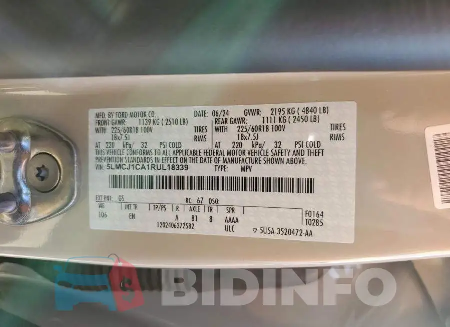 5LMCJ1CA1RUL18339 Photo# 13