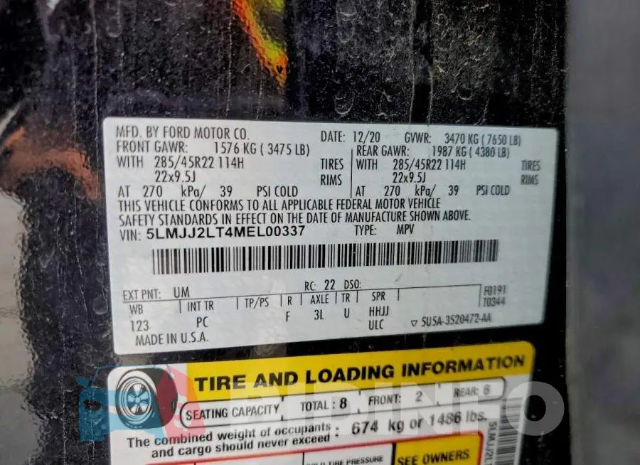 5LMJJ2LT4MEL00337 Photo# 13