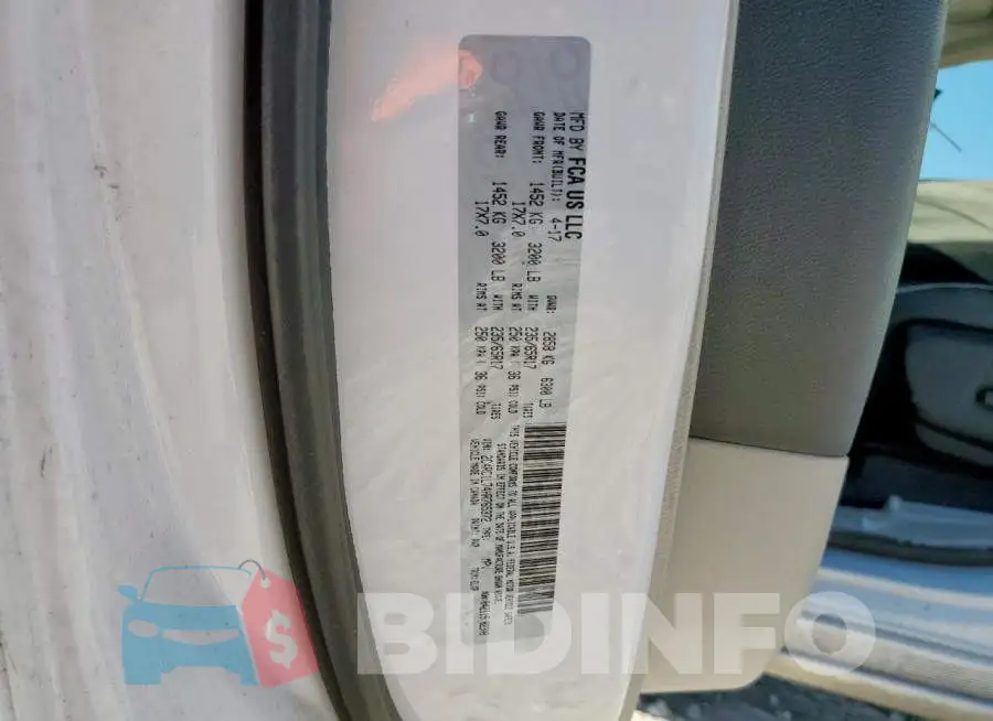 2C4RC1L74HR765372 Photo# 13