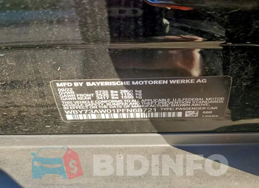 WBY73AW01PFN68721 Photo# 12