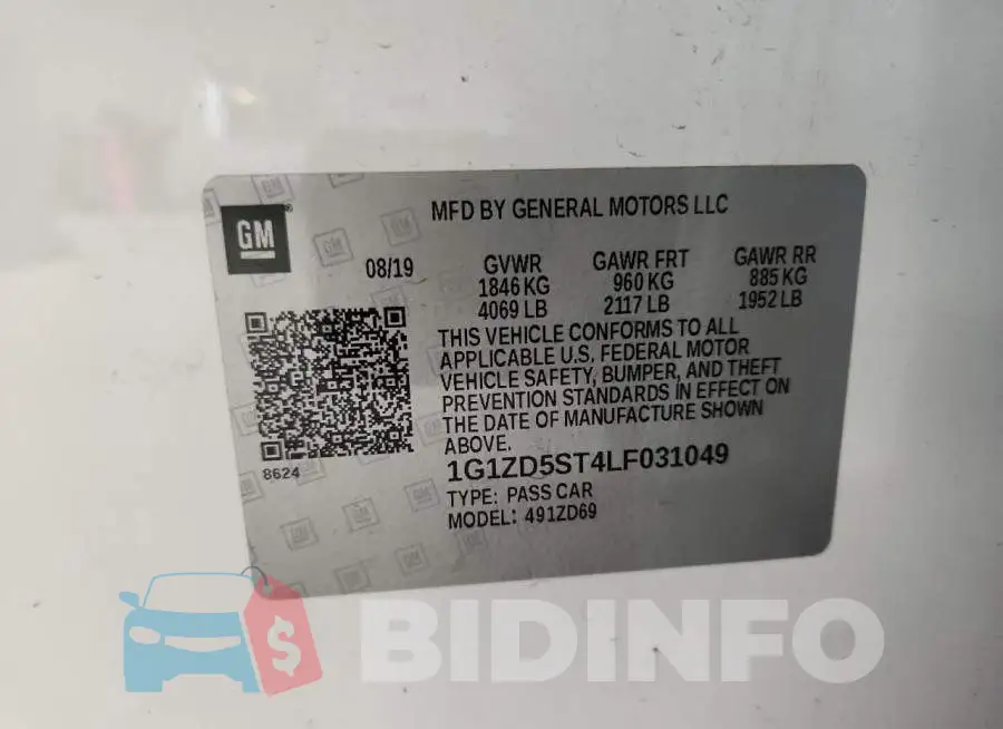 1G1ZD5ST4LF031049 Photo# 12