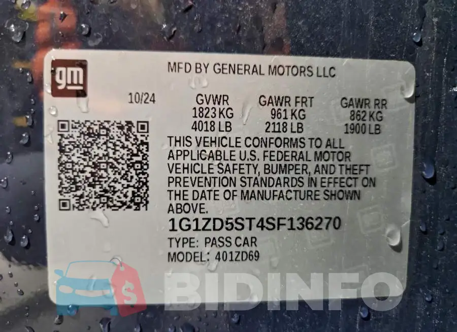 1G1ZD5ST4SF136270 Photo# 13