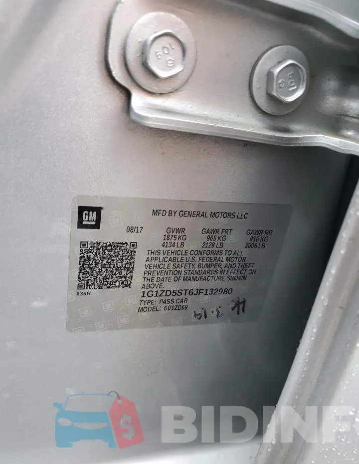 1G1ZD5ST6JF132980 Photo# 12
