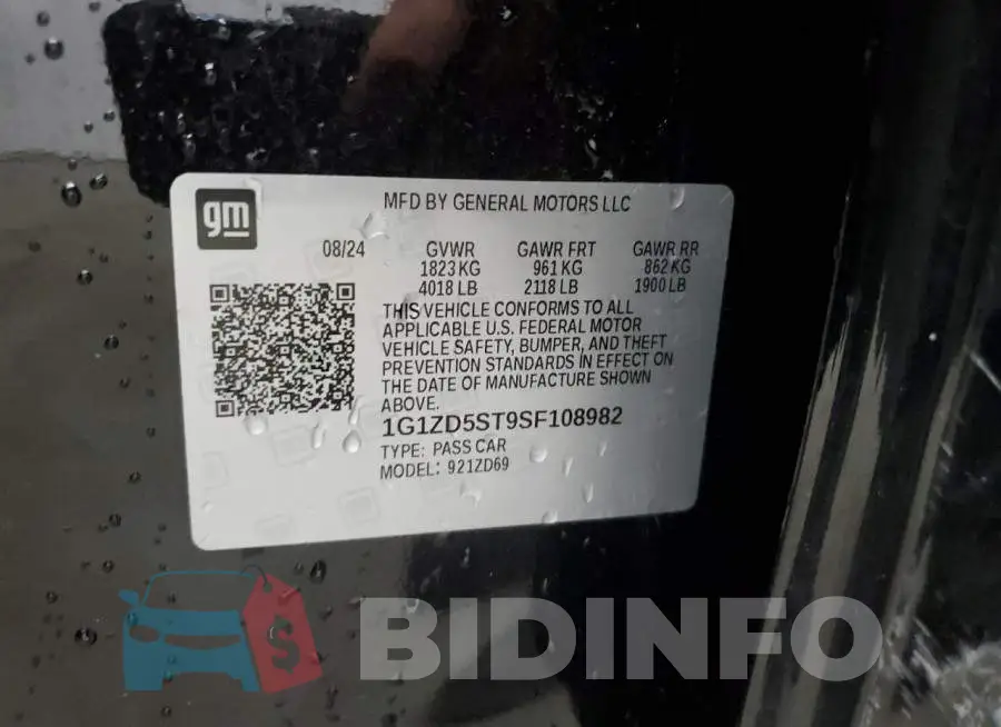 1G1ZD5ST9SF108982 Photo# 12