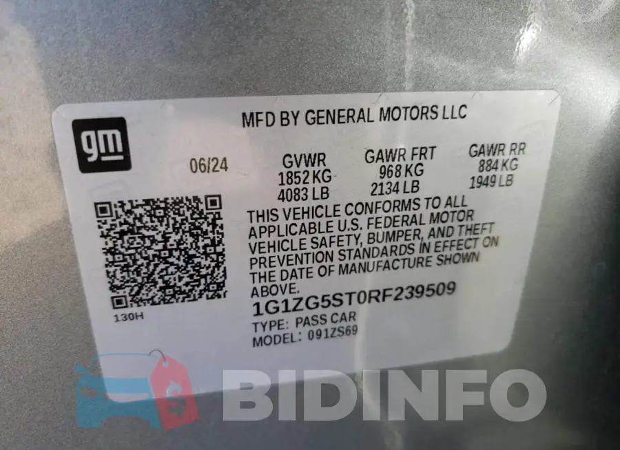 1G1ZG5ST0RF239509 Photo# 12