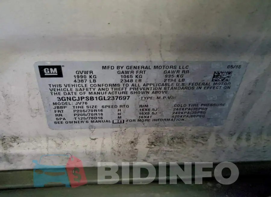 3GNCJPSB1GL237697 Photo# 13