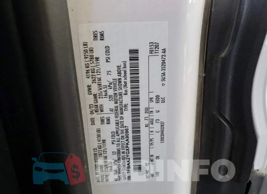 1FBAX2YGXPKA90967 Photo# 14