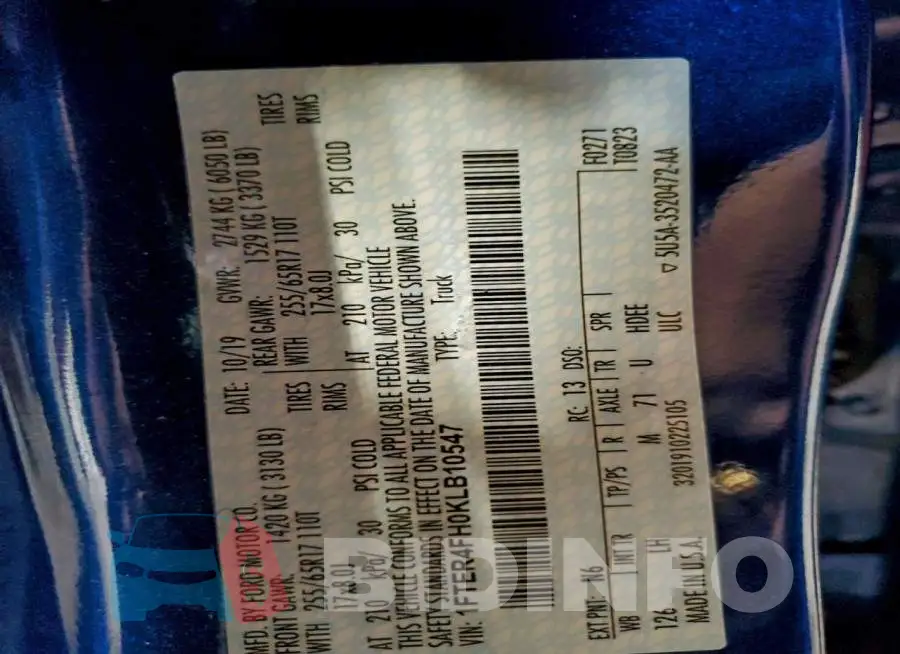 1FTER4FH0KLB10547 Photo# 13
