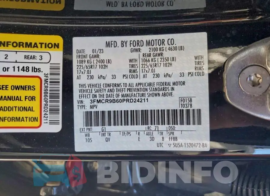 3FMCR9B60PRD24211 Photo# 12