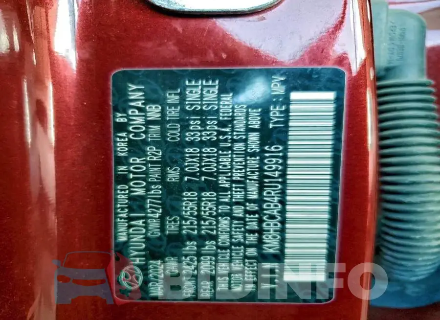 KM8HBCAB4RU149916 Photo# 14