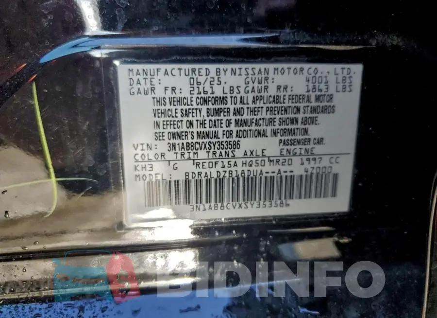 3N1AB8CVXSY353586 Photo# 13