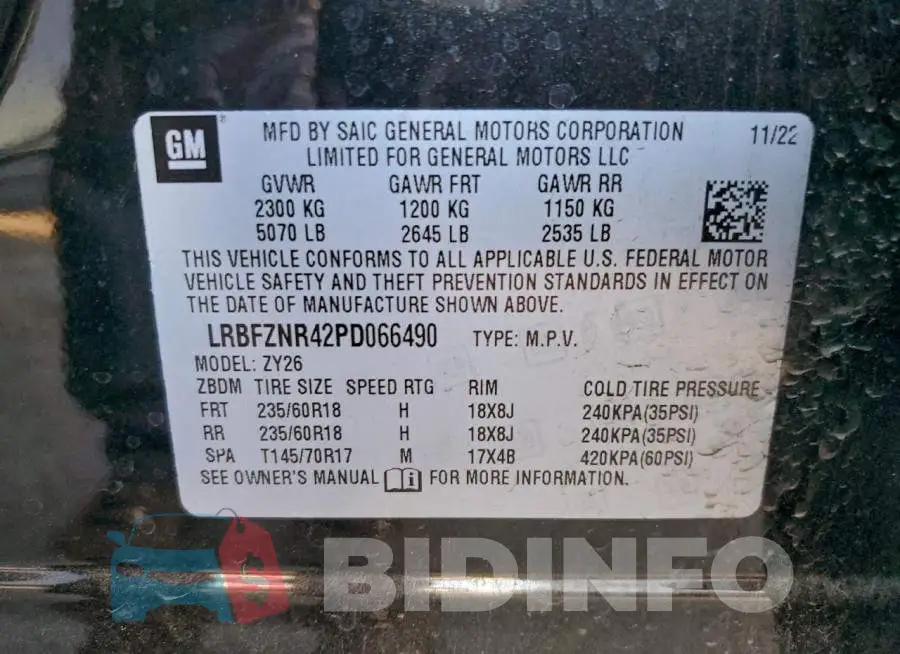 LRBFZNR42PD066490 Photo# 13