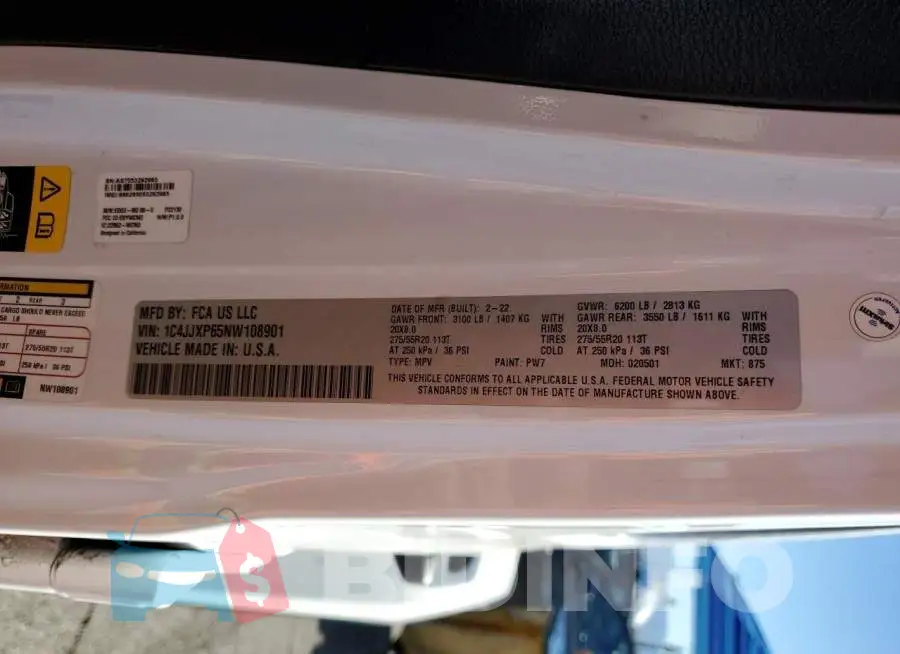 1C4JJXP65NW108901 Photo# 13