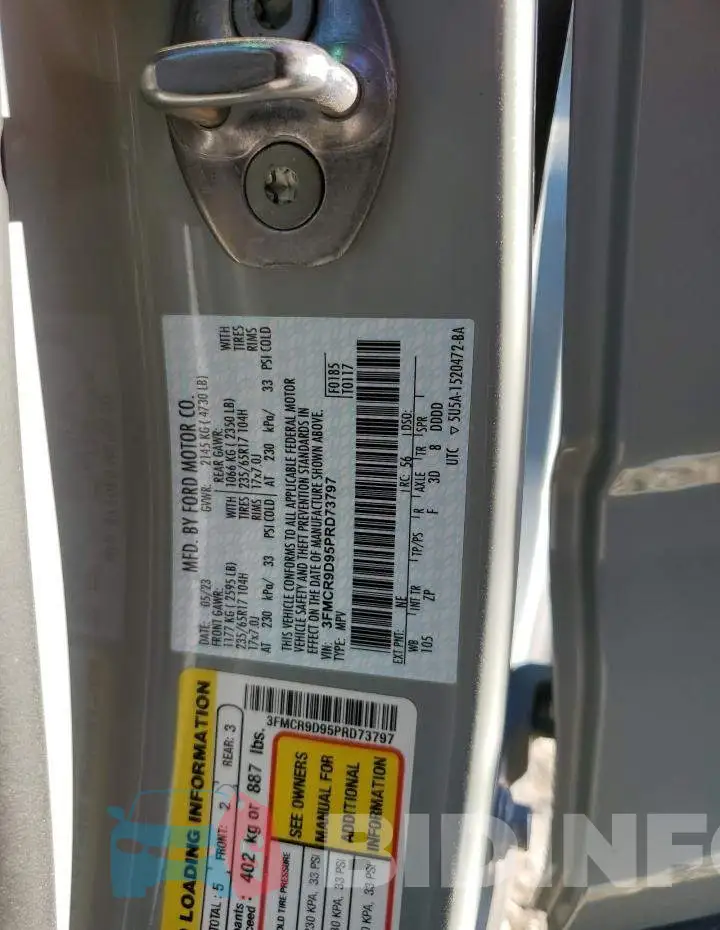 3FMCR9D95PRD73797 Photo# 12