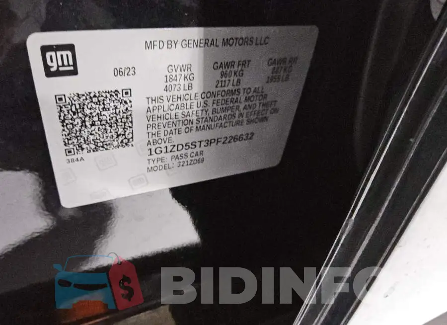 1G1ZD5ST2PF228632 Photo# 13