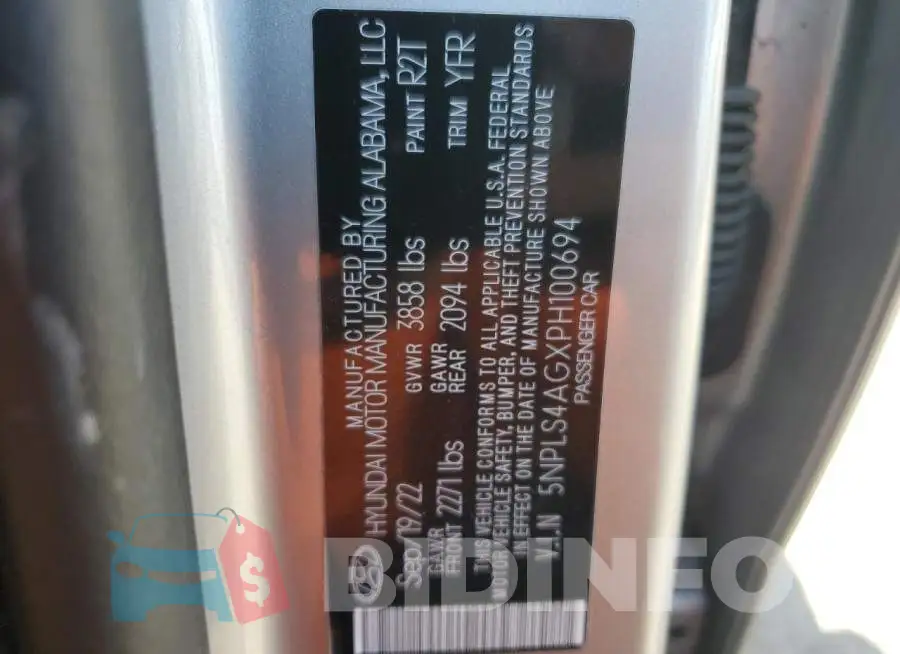 5NPLS4AGXPH100694 Photo# 12