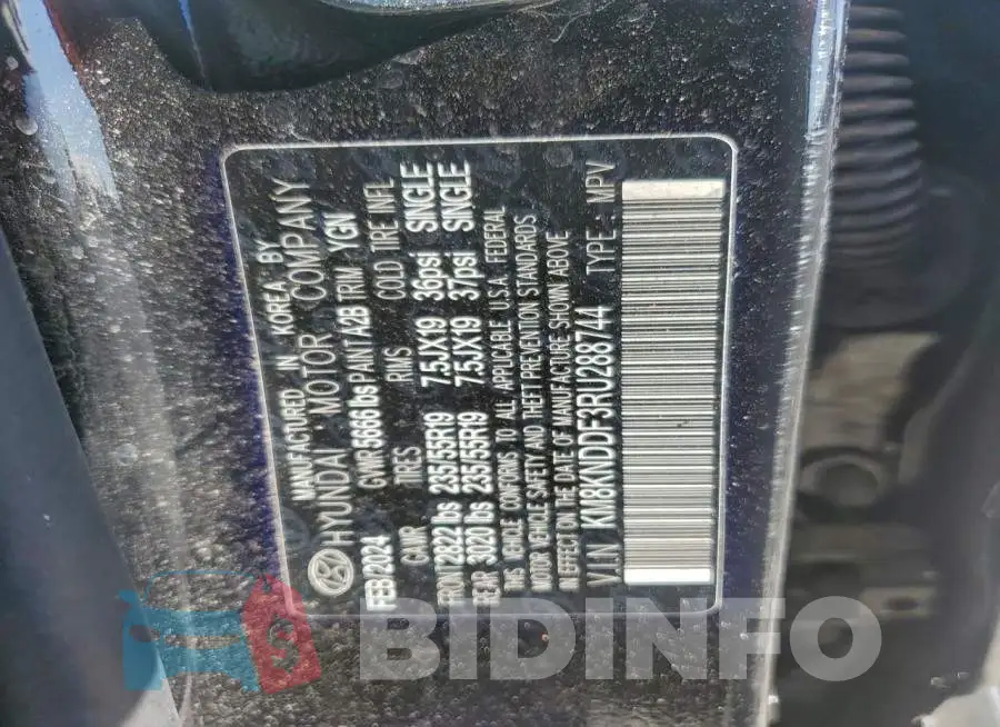 KM8KNDDF3RU288744 Photo# 13
