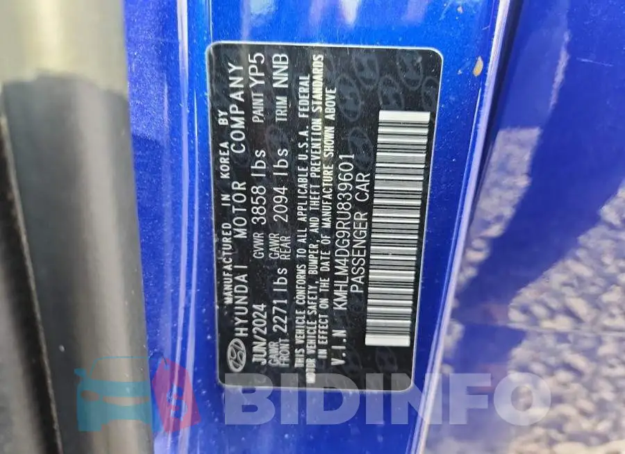 KMHLM4DG9RU839601 Photo# 13