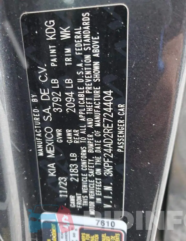 3KPF24AD2RE724404 Photo# 12