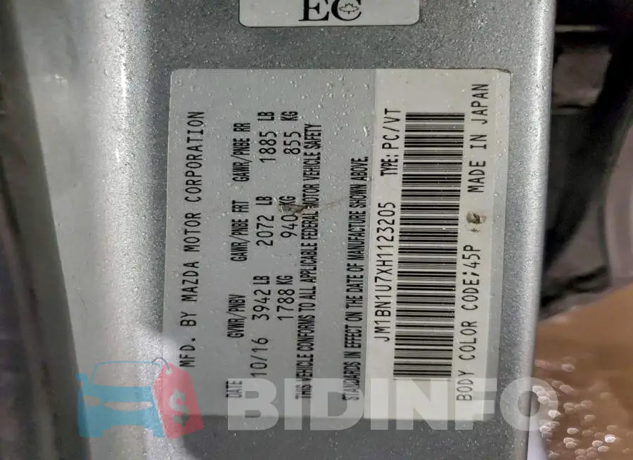JM1BN1U7XH1123205 Photo# 12