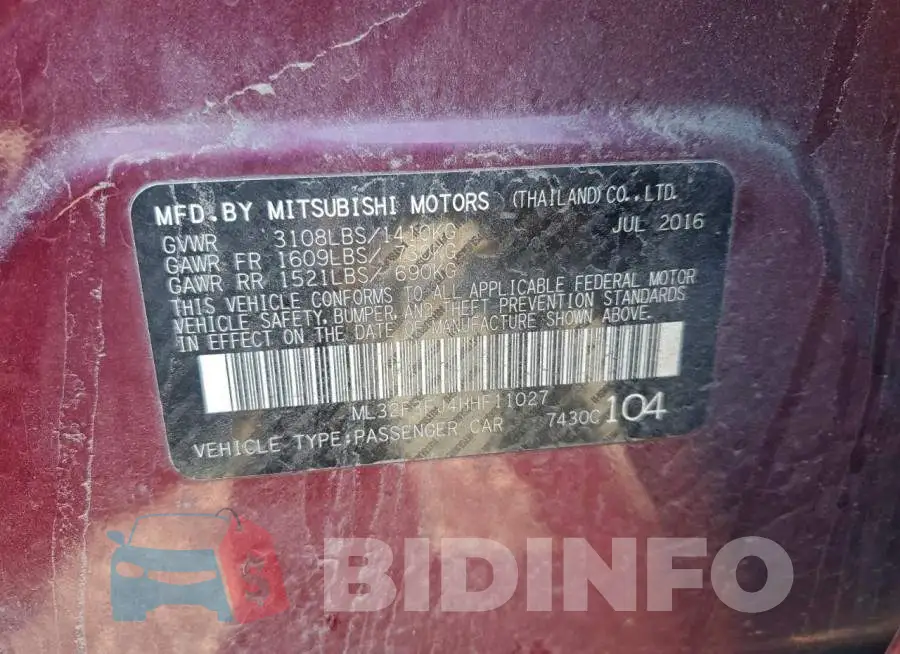 ML32F3FJ4HHF11027 Photo# 12