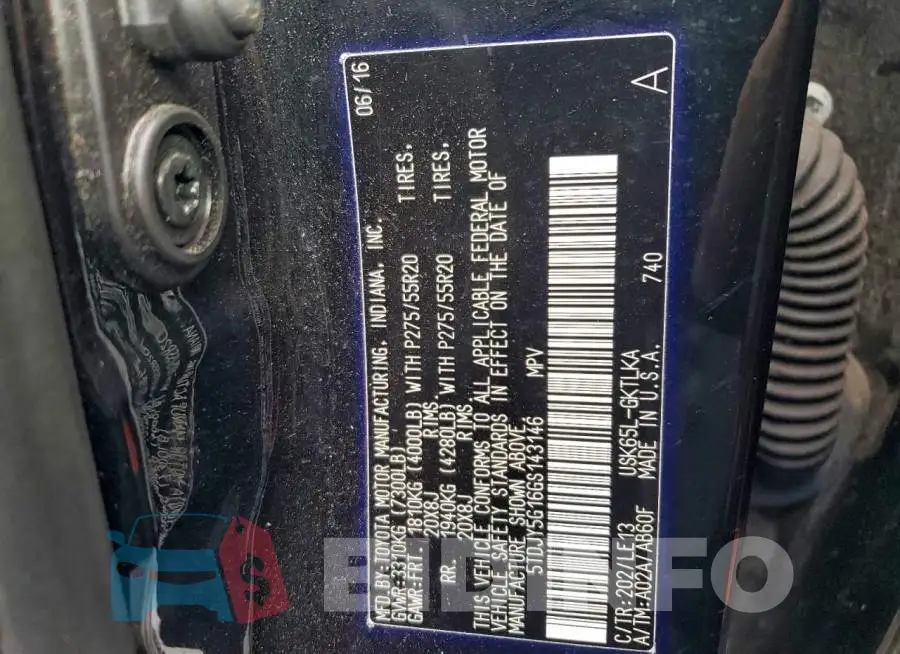 5TDJY5G16GS143146 Photo# 13
