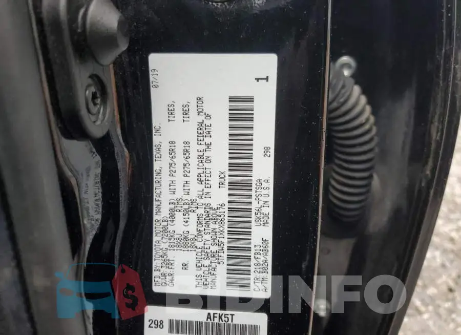 5TFDW5F1XKX865176 Photo# 13