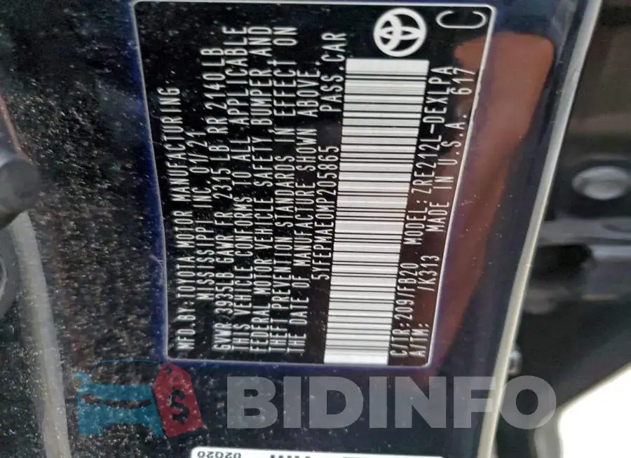 5YFEPMAE0MP205865 Photo# 12