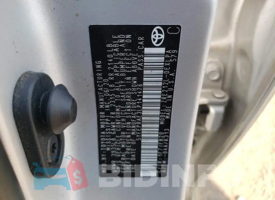 5YFEPRAE3LP141476 Photo# 12