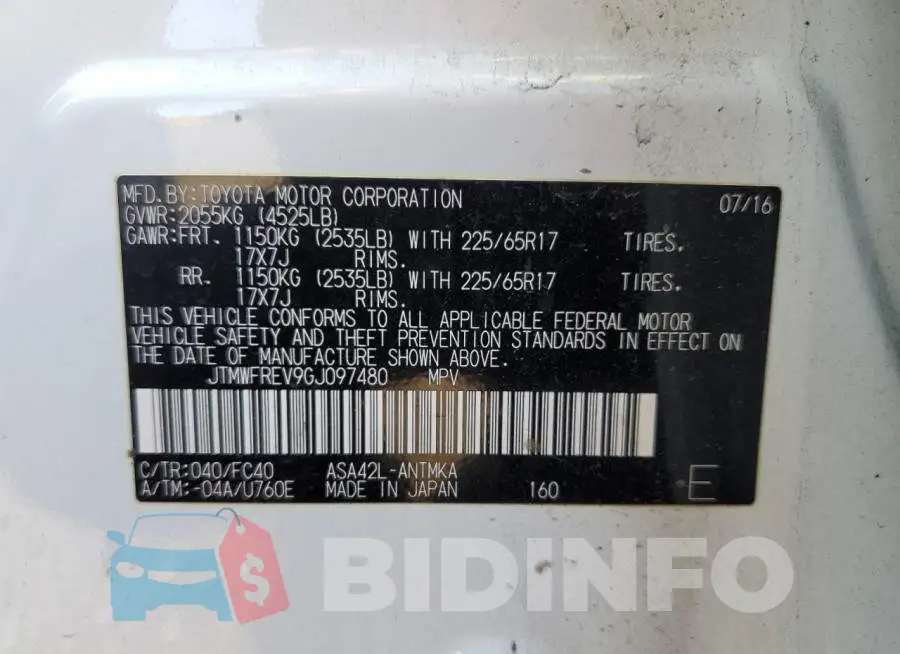 JTMWFREV9GJ097480 Photo# 14