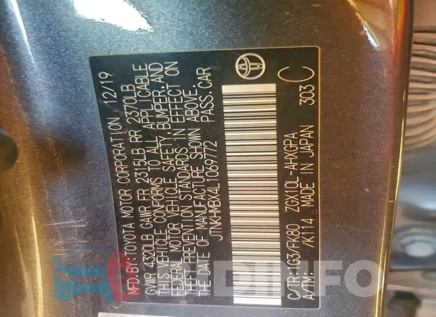 JTNKHMBX4L1069772 Photo# 12