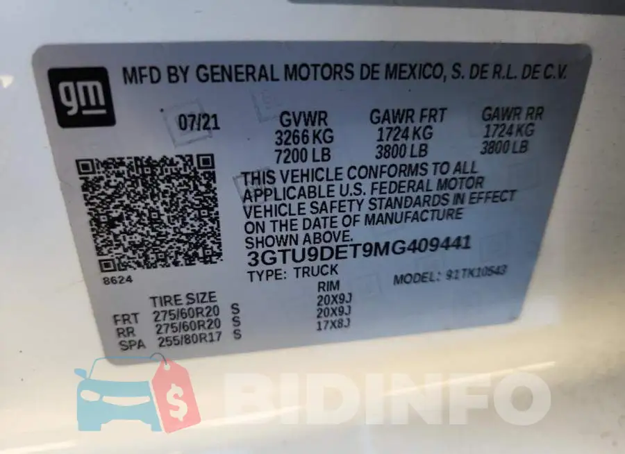 3GTU9DET9MG409441 Photo# 12