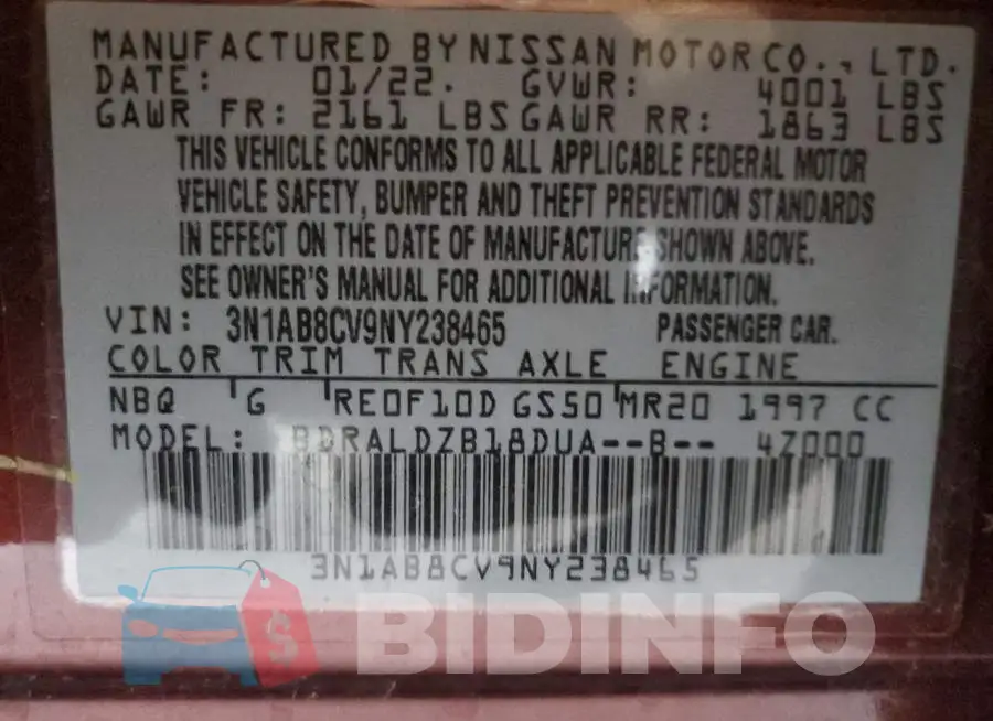 3N1AB8CV9NY238465 Photo# 12