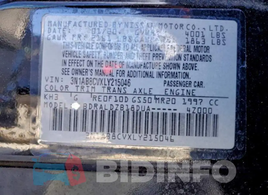 3N1AB8CVXLY215046 Photo# 12