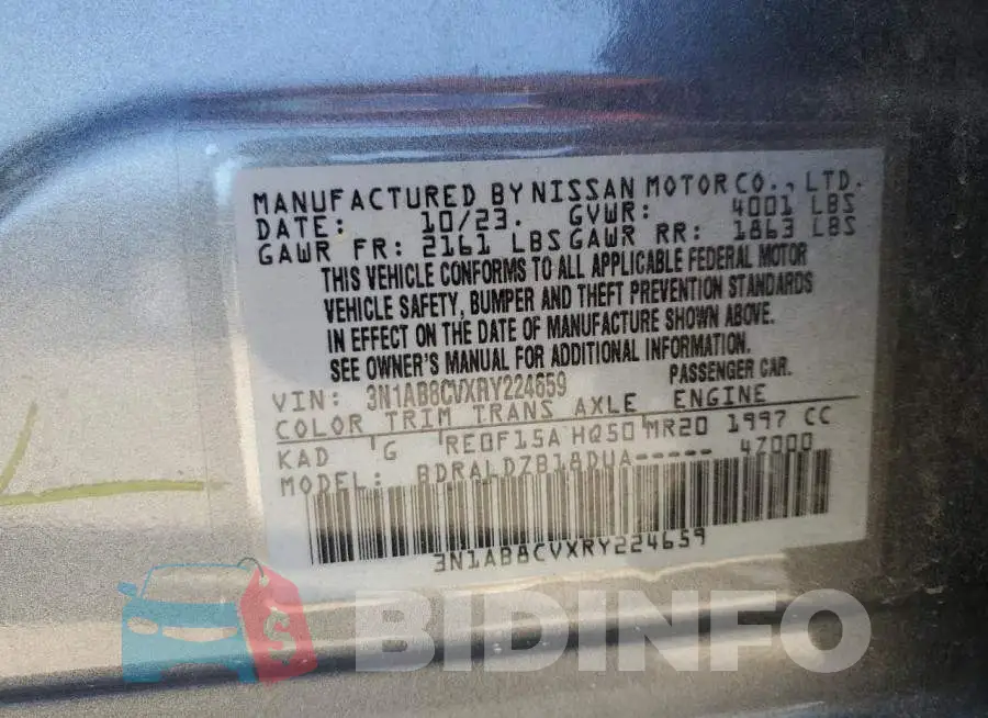 3N1AB8CVXRY224659 Photo# 13