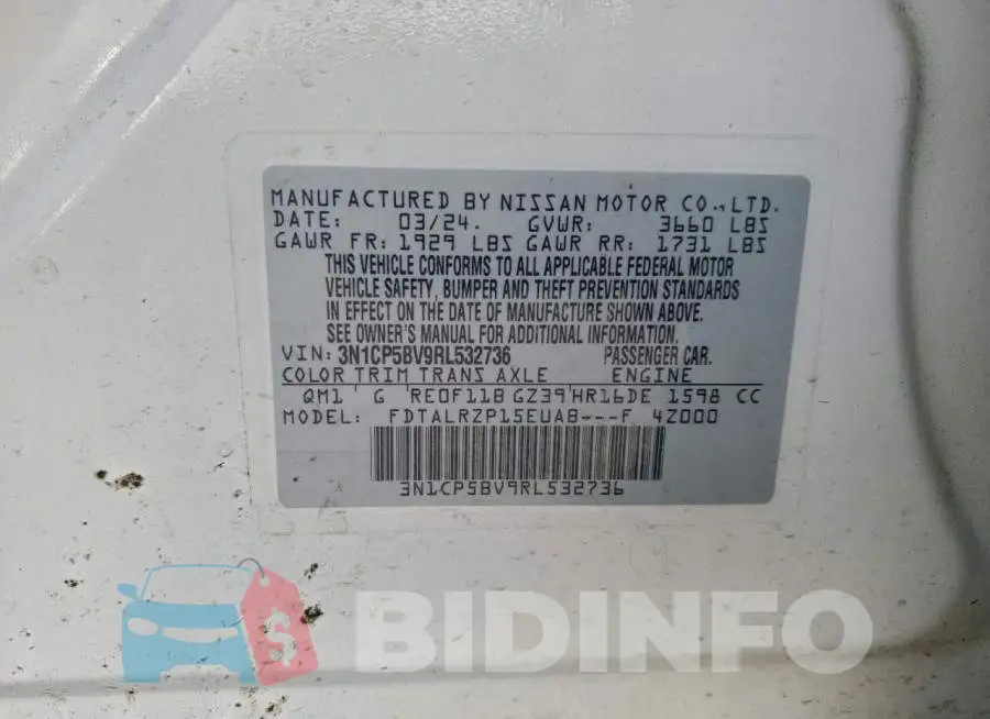 3N1CP5BV9RL532736 Photo# 13