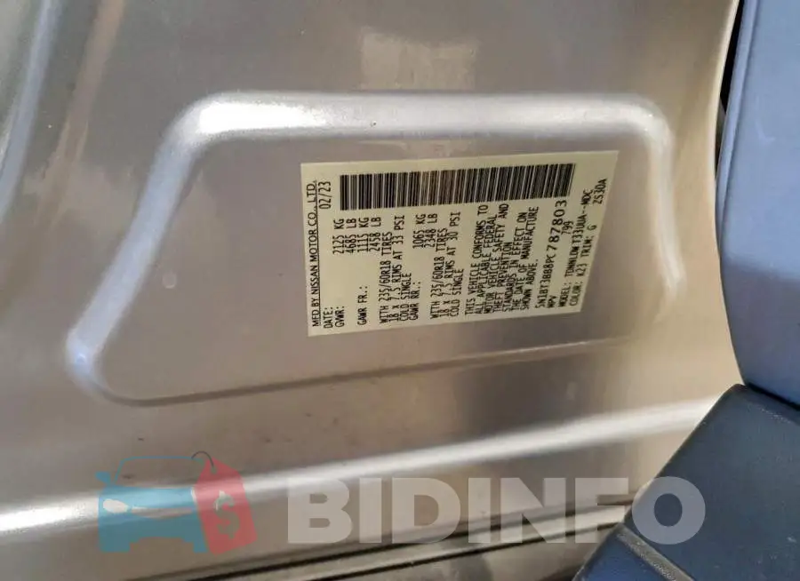 5N1BT3BB8PC787803 Photo# 13
