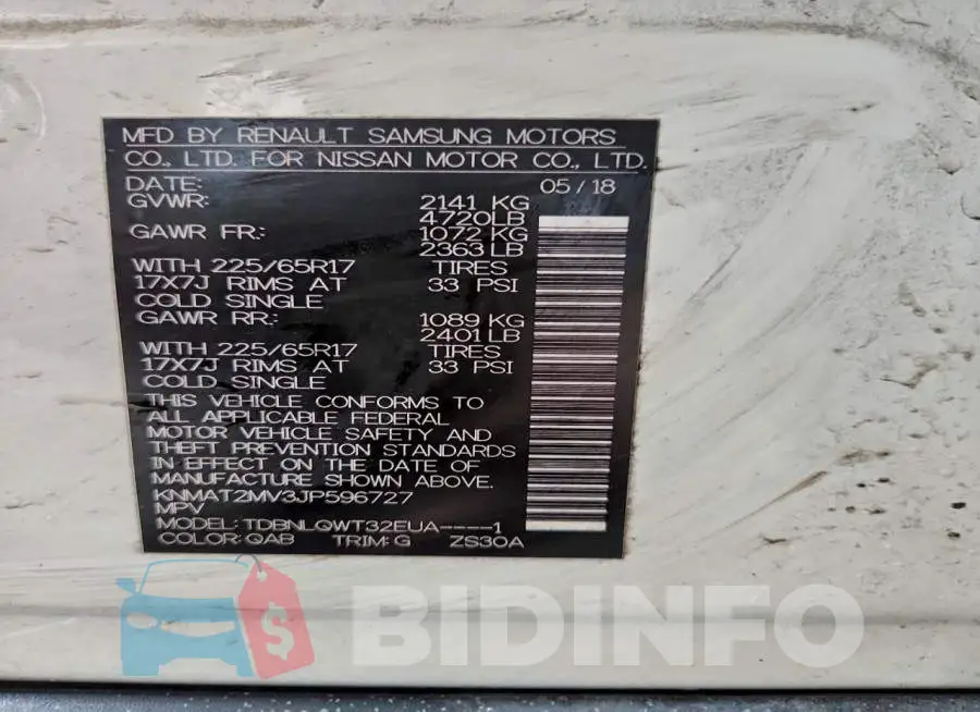 KNMAT2MV3JP596727 Photo# 13
