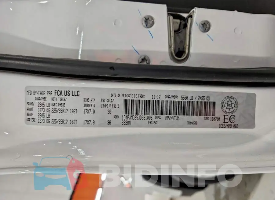 1C4PJMCB5JD581005 Photo# 13
