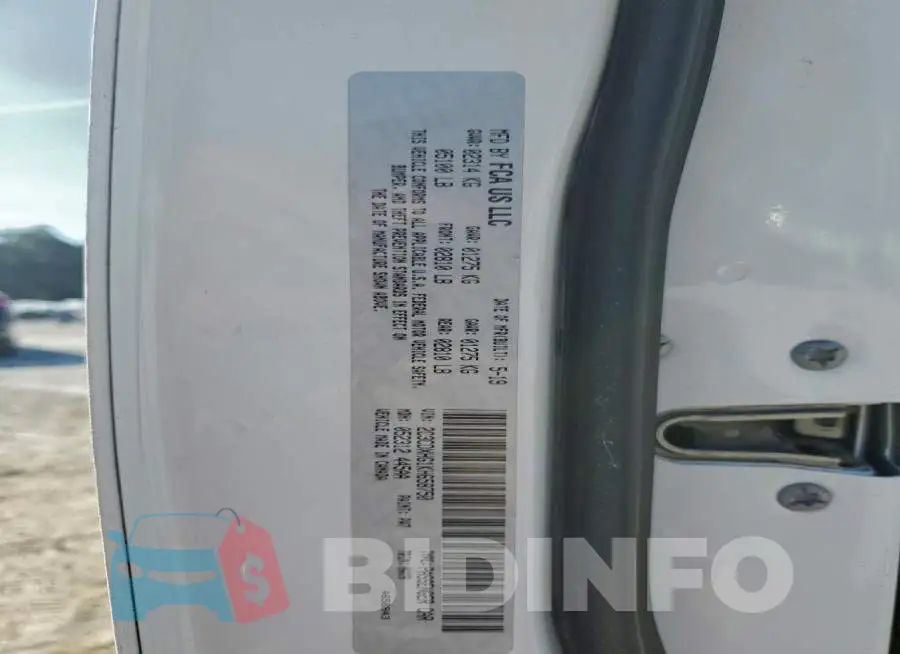 2C3CDXHG1KH658750 Photo# 12