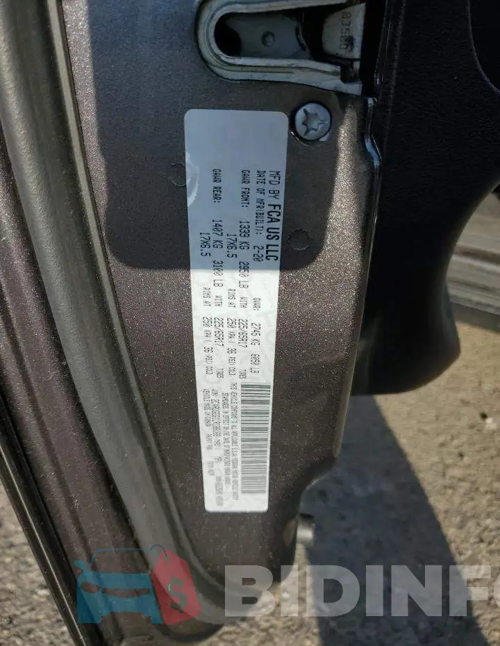 2C4RDGEG1LR186166 Photo# 13
