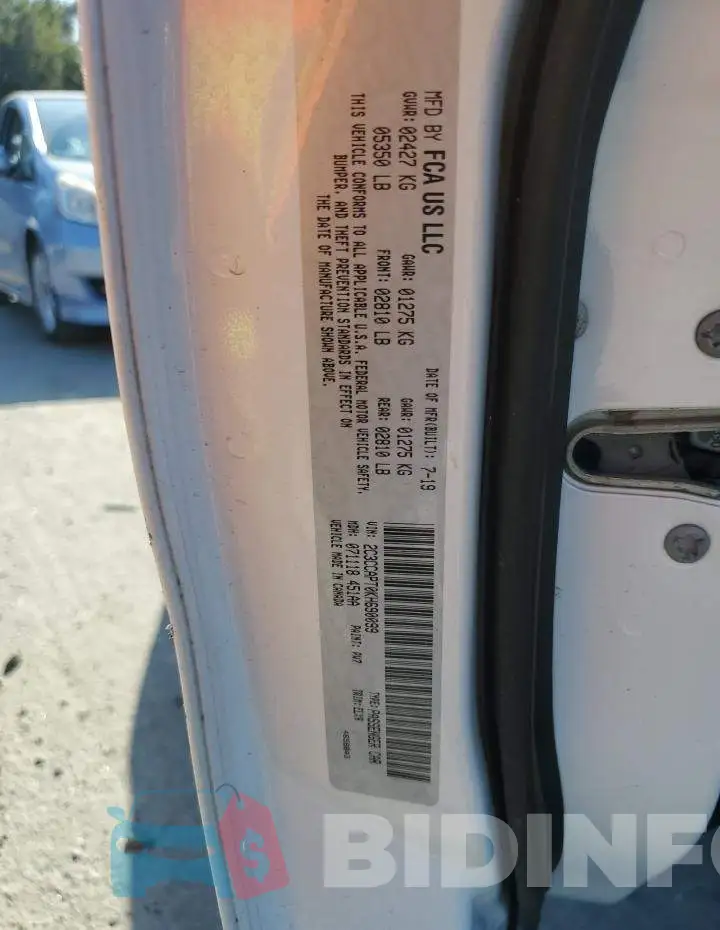2C3CCAPT0KH690099 Photo# 12