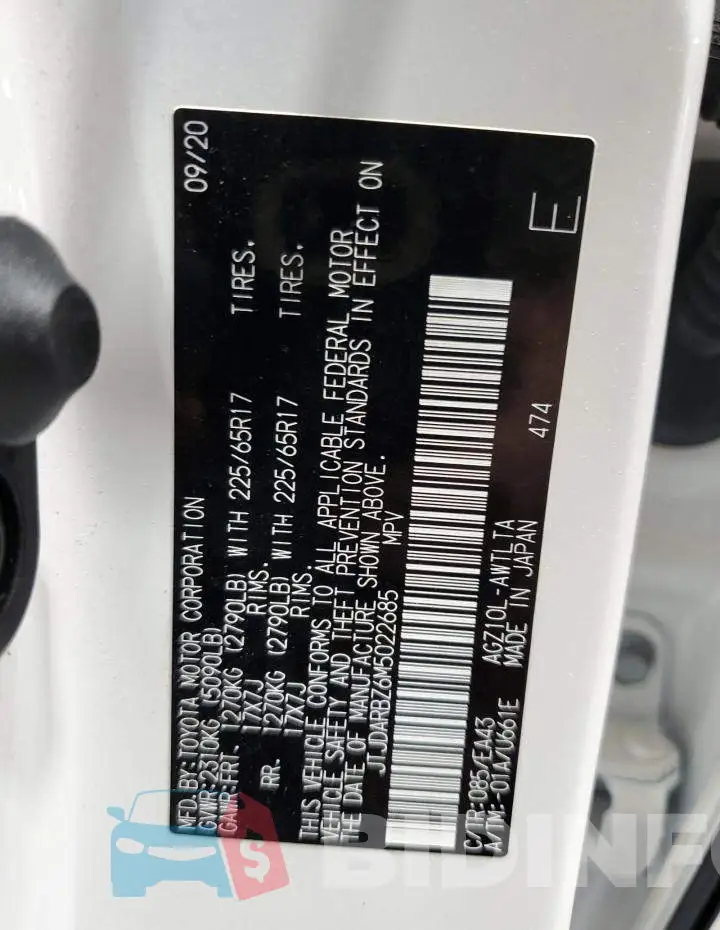 JTJDARBZ6M5022685 Photo# 13